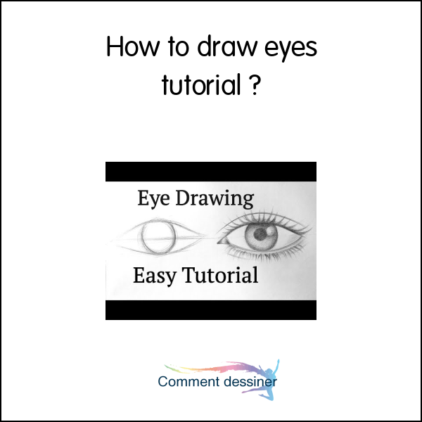 How to draw eyes tutorial
